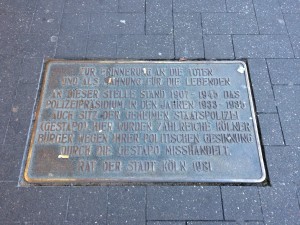 gedenkplatte polizeipräsidium - 1