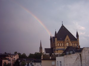 synagoge roonstraße - regenbogen - 1